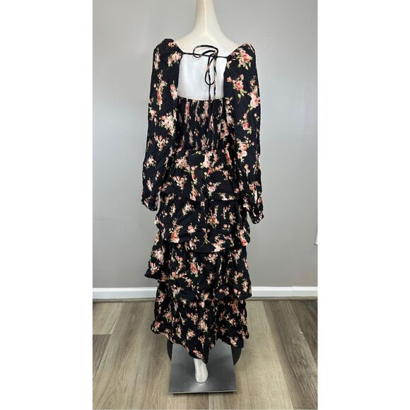ASTR THE LABEL Aumie Tiered Floral Maxi Dress SIZE M $208 - Picture 9 of 11